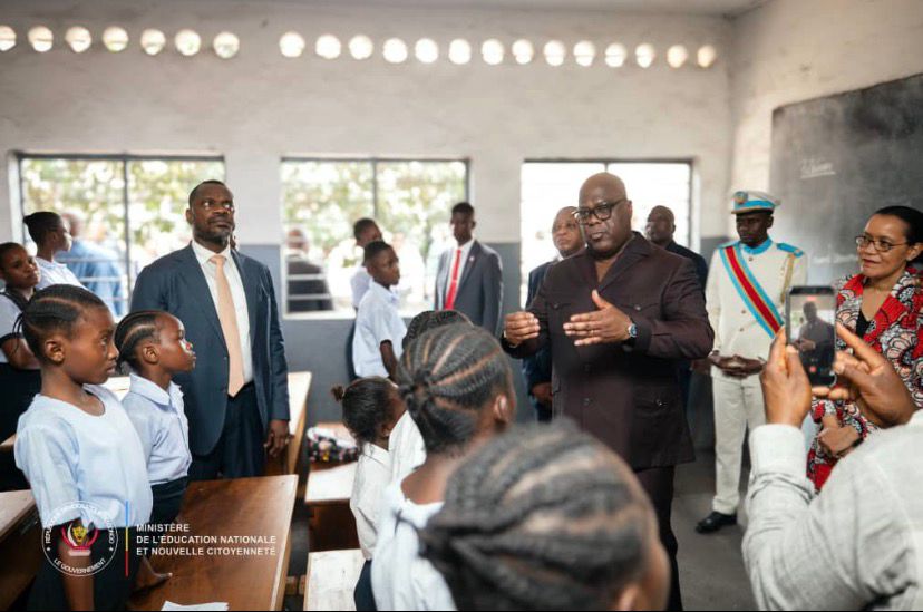 RENTRÉE SCOLAIRE 2026-2027 : FÉLIX TSHISEKEDI AU CONTACT DES ÉLÈVES ET ENSEIGNANTS À KINSHASA